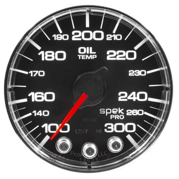 AutoMeter - AutoMeter Spek-Pro Electric Oil Temperature Gauge P322318