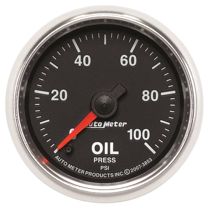 AutoMeter - AutoMeter GS Electric Oil Pressure Gauge 3853