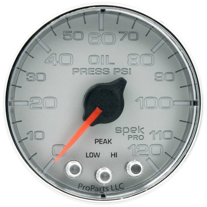 AutoMeter - AutoMeter Spek-Pro Electric Oil Pressure Gauge P325218