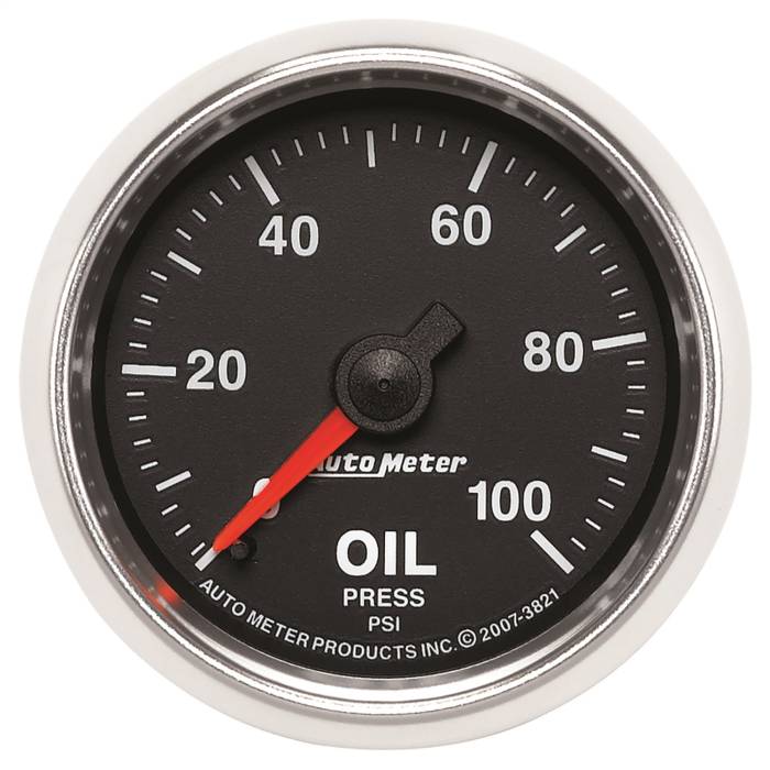 AutoMeter - AutoMeter GS Mechanical Oil Pressure Gauge 3821