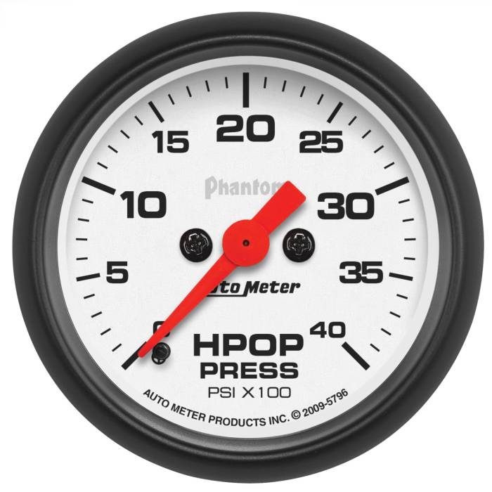 AutoMeter - AutoMeter Phantom High Pressure Oil Pump Gauge 5796