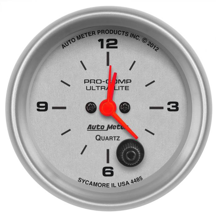 AutoMeter - AutoMeter Ultra-Lite Clock 4485