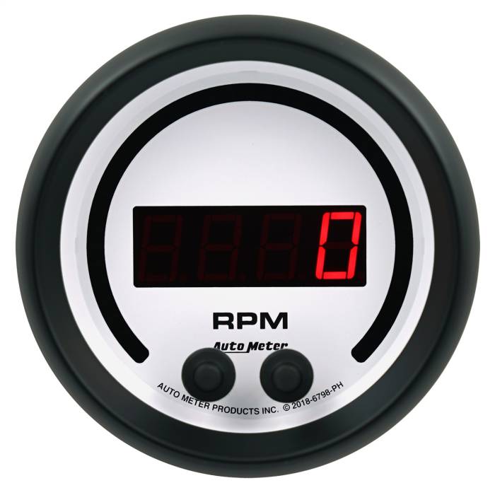 AutoMeter - AutoMeter Phantom Elite Digital Tachometer 6798-PH