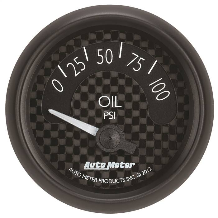 AutoMeter - AutoMeter GT Series Electric Oil Pressure Gauge 8027