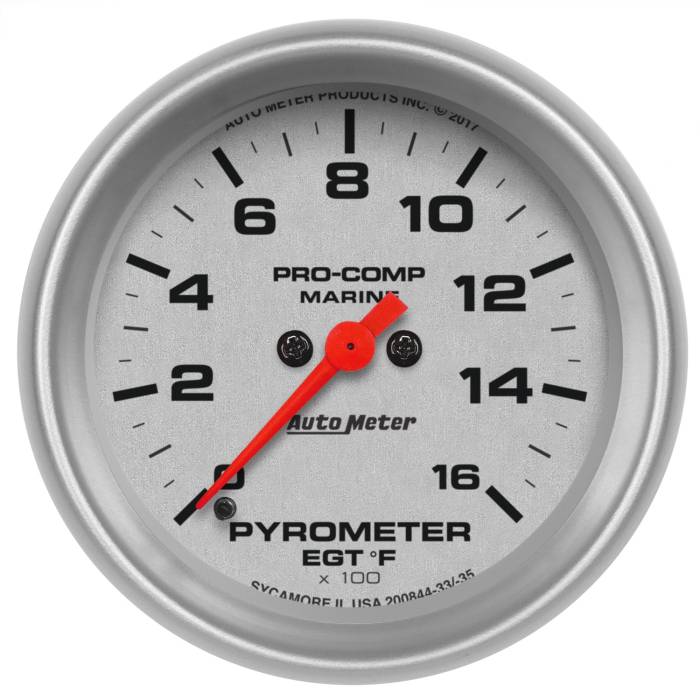 AutoMeter - AutoMeter Marine Ultra-Lite Electric Pyrometer Kit 200844-33