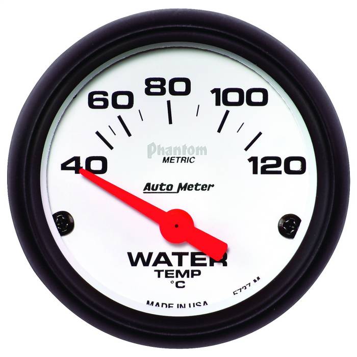 AutoMeter - AutoMeter Phantom Electric Water Temperature Gauge 5737-M