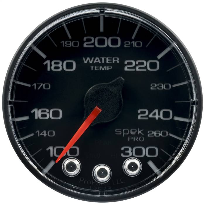 AutoMeter - AutoMeter Spek-Pro Electric Water Temperature Gauge P346324