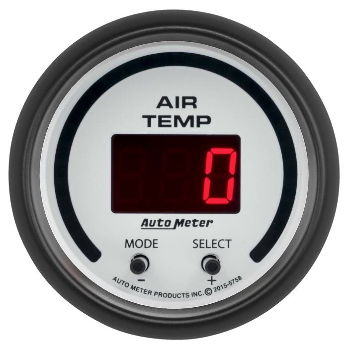 AutoMeter - AutoMeter Phantom Digital Air Temperature Gauge 5758