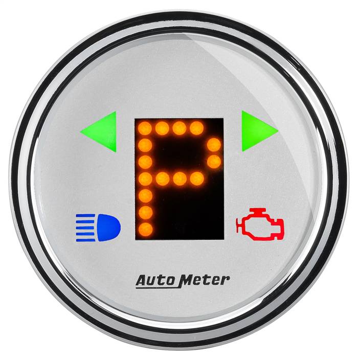 AutoMeter - AutoMeter Arctic White Automatic Transmission Shift Indicator 1360