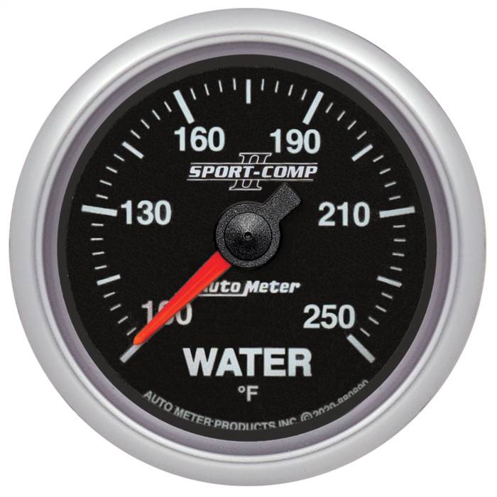 AutoMeter - AutoMeter Sport-Comp II Electric Water Temperature Gauge 880890