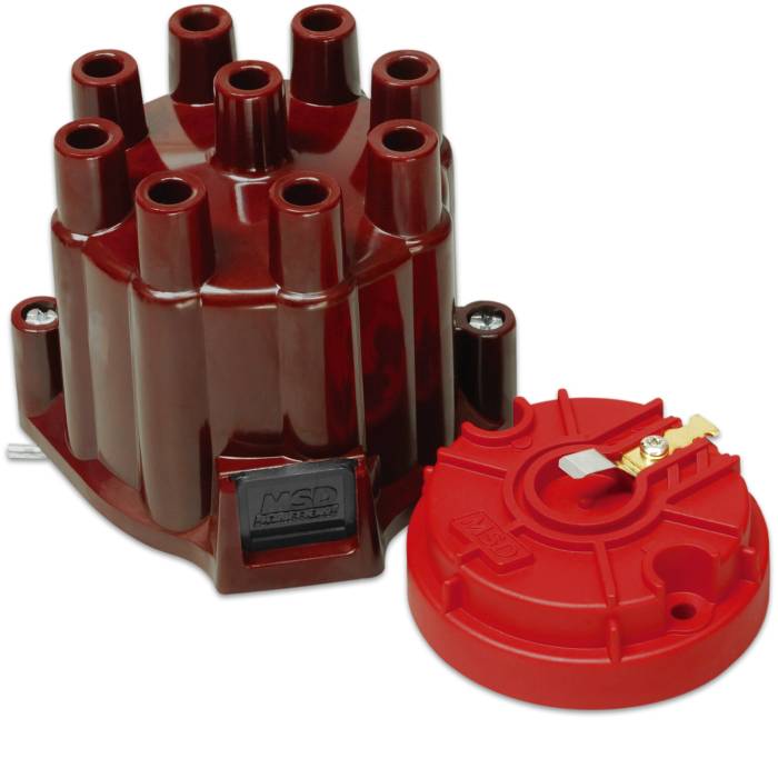 Distributor-Cap-And-Rotor,-MsdGm-V8-Points