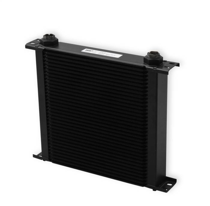 Earls-Ultrapro-Oil-Cooler---Black---34-Rows---Wide-Cooler---10-O-Ring-Boss-Female-Ports