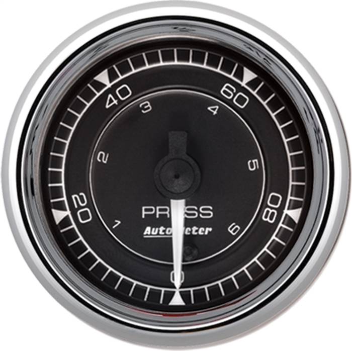 AutoMeter - AutoMeter Chrono Oil Pressure Gauge 9753