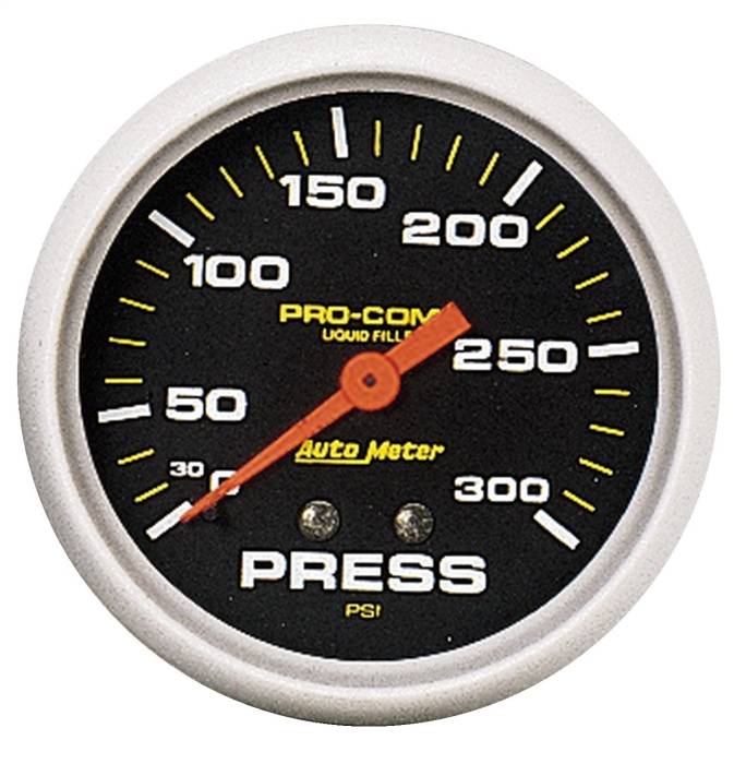 AutoMeter - AutoMeter Pro-Comp Liquid-Filled Mechanical Pressure Gauge 5423