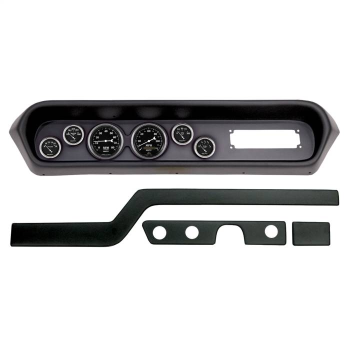 AutoMeter - AutoMeter Old Tyme Black Direct Fit Gauge Kit 2108-07