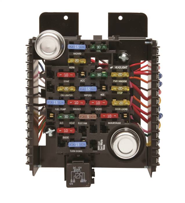 Painless Wiring - Painless Wiring 20 Circuit ATO Fuse Center 30003