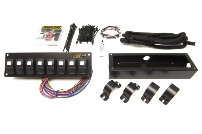 Painless Wiring - Painless Wiring Trail Rocker 8-Switch Panel 57102