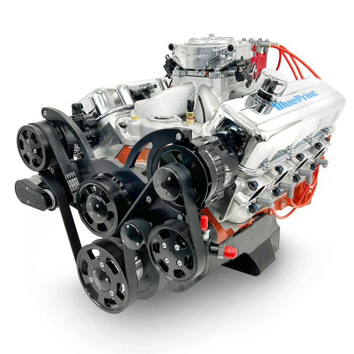 BluePrint Engines - PS502CTFKB BluePrint Engines 502CI 621HP BBC ProSeries Crate Engine Fuel Injected with Black Front Drive