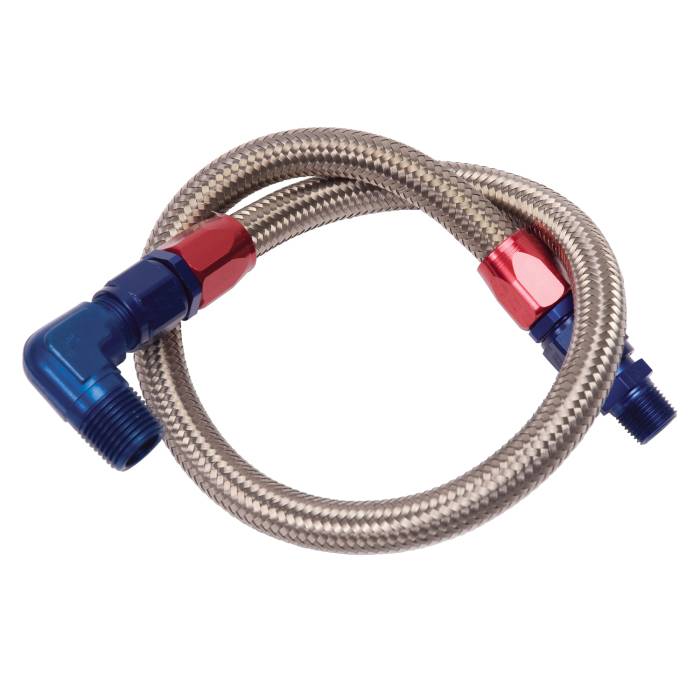 Edelbrock - Edelbrock 27" Braided Fuel Line Kit 8127