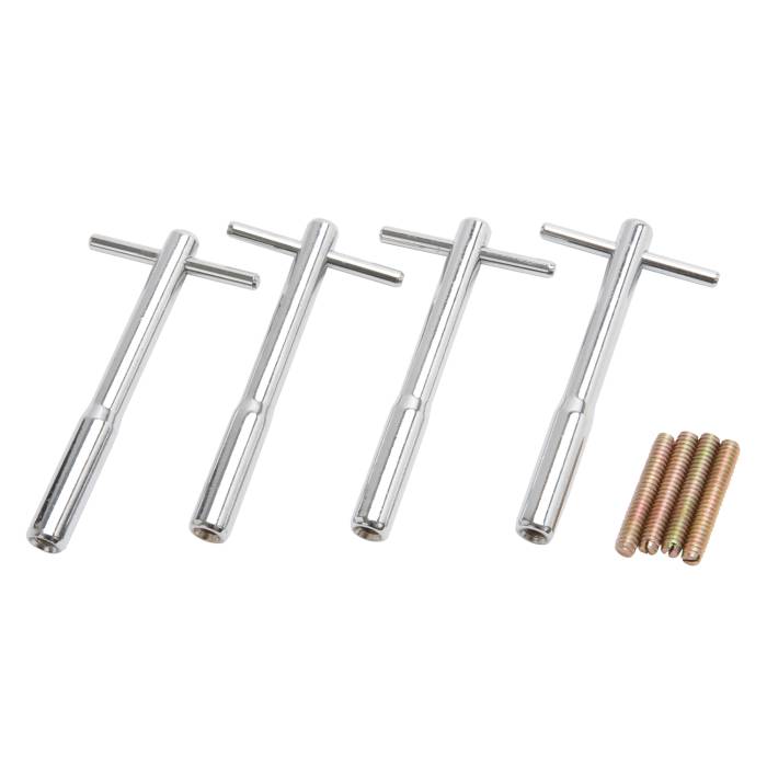 Edelbrock - Edelbrock 1-Piece Valve Cover Wing Bolts Chrome 4402