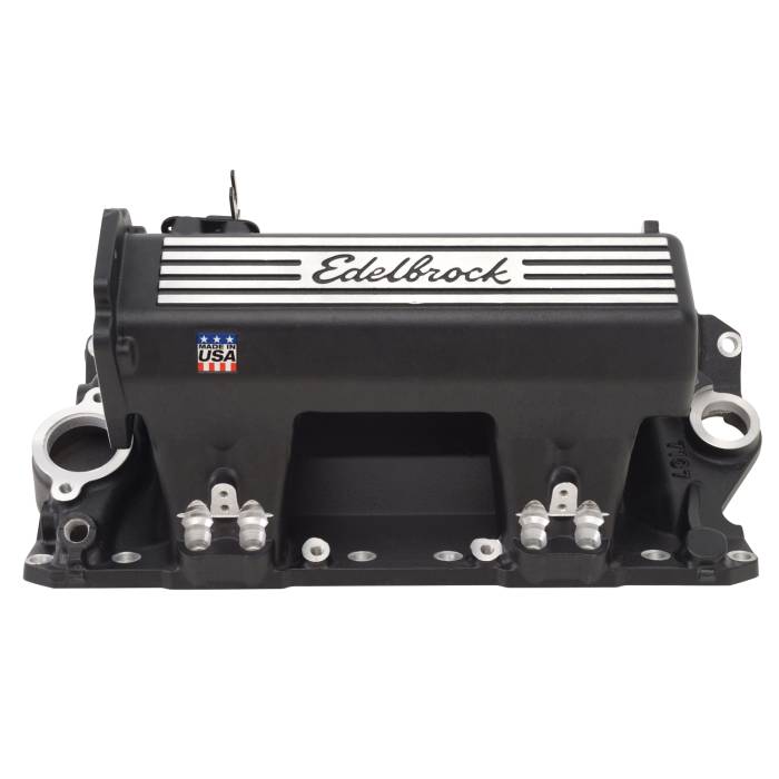 Edelbrock - Edelbrock Black Pro Flo XT SBC Intake Manifold 71373