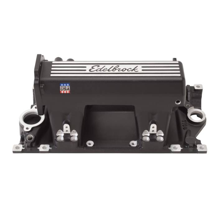 Edelbrock - Edelbrock Black Pro Flo XT SBC Intake Manifold 71383