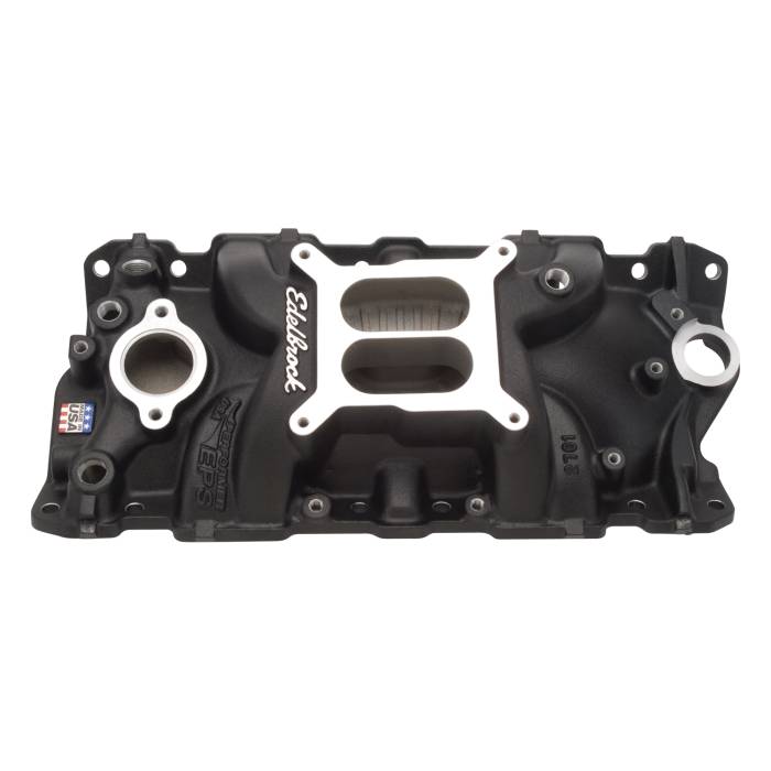 Edelbrock - Edelbrock Black Performer EPS SBC Intake Manifold 27013