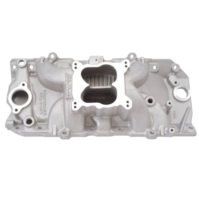 Edelbrock - Edelbrock Performer RPM BBC Q-Jet Oval Port Intake 7164