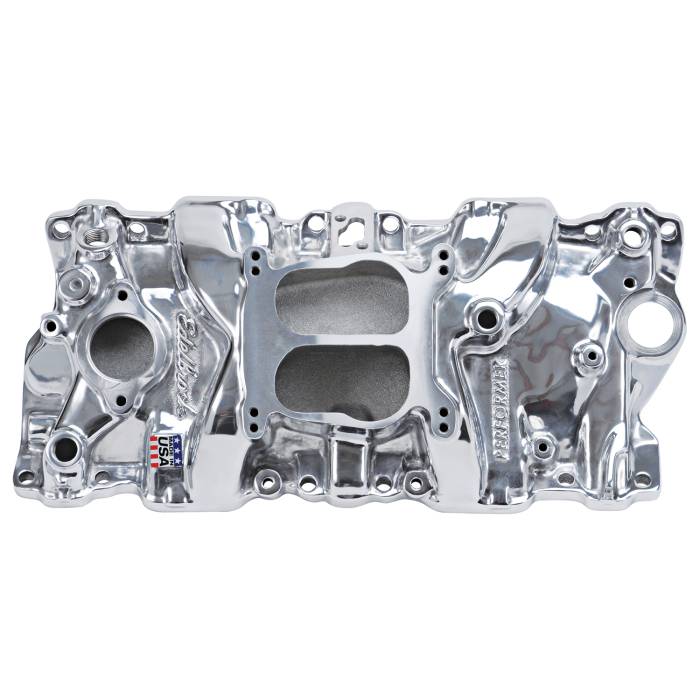 Edelbrock - Edelbrock Polished Per Dual Plane 1987-95 SBC 21041