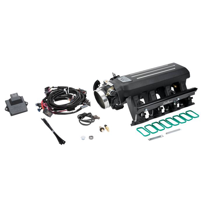 Edelbrock - ED35993 - Pro-Flo 4 EFI XT-Style Kit #35993 For Chevy LS Gen III/IV Small-Block