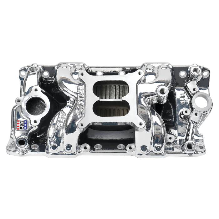 Edelbrock - ED75014 - ENDURASHINE MANIFOLD S/B CHEV RPM