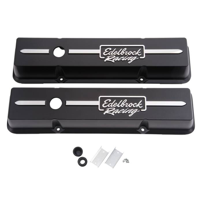 Edelbrock - Edelbrock Racing Series Valve Covers 41633