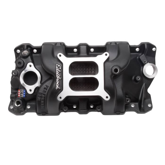 Edelbrock - Edelbrock Black Rpm SBC Intake Manifold 71013