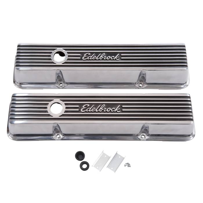 Edelbrock - Edelbrock Engine Valve Cover Set 4262