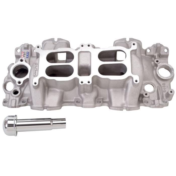 Edelbrock - Edelbrock RPM Dual Quad 348/409 Large Port Intake 5409