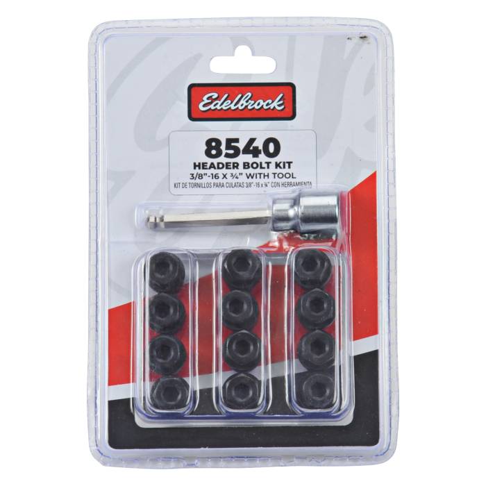 Edelbrock - Edelbrock Exhaust Header Bolt Kit #8540 8540