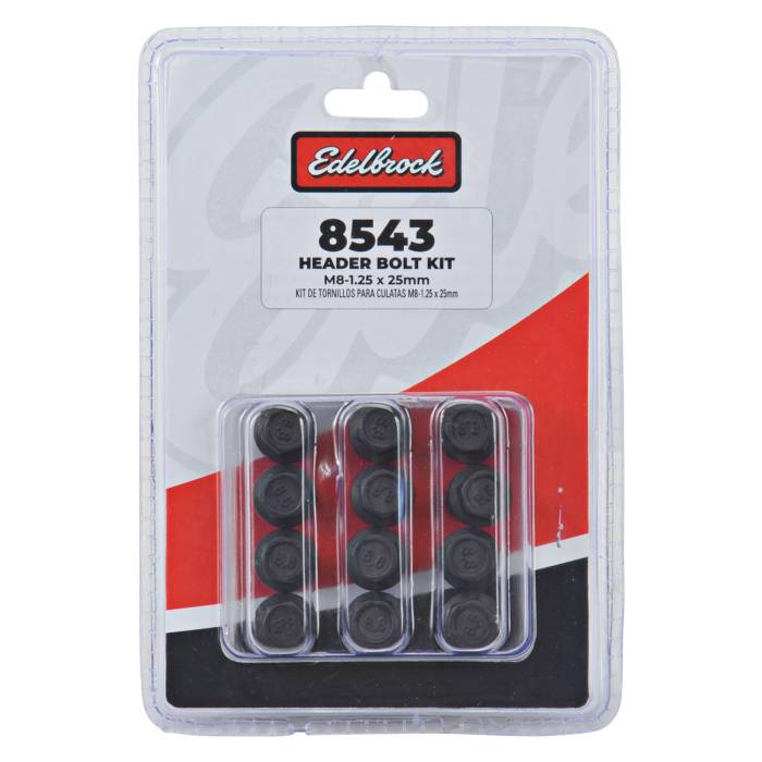 Edelbrock - Edelbrock Exhaust Header Bolt Kit #8543 8543