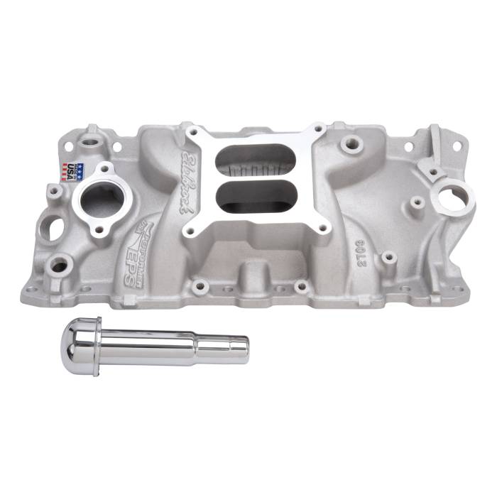 Edelbrock - Edelbrock Performer EPS SBC Intake W/Oil Fill Tube 2703