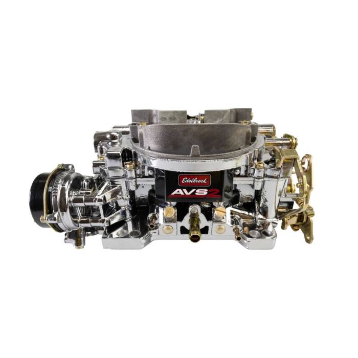 Edelbrock - Edelbrock AVS2 Carburetor #1906-CP 650 CFM W/ Electric Choke, Chrome Plasma Finish 1906-CP