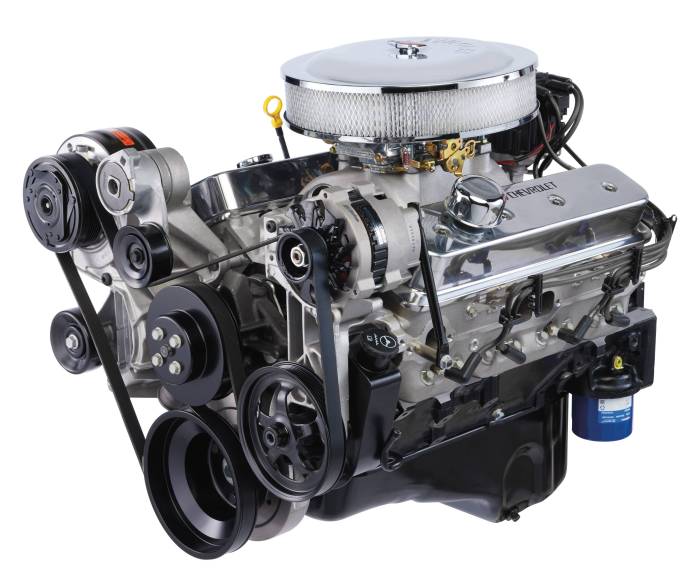 Chevrolet Performance Parts - Chevrolet Performance Turn-Key Crate Engine Package with AC Serpentine Package SP350 385hp 19433040