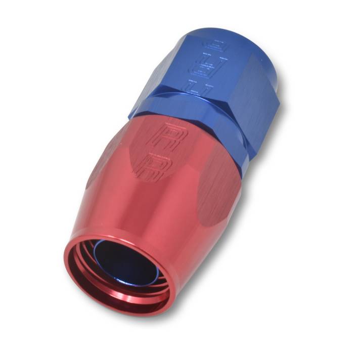 Russell - Russell 12AN ProClassic Straight Hose End With Red/Blue Finish 610050