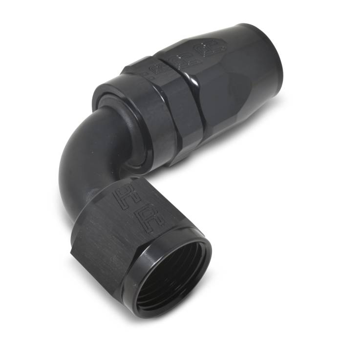 Russell - Russell 8AN ProClassic Swivel 90 Degree 1/2" Radius Hose End With Black Finish 610175