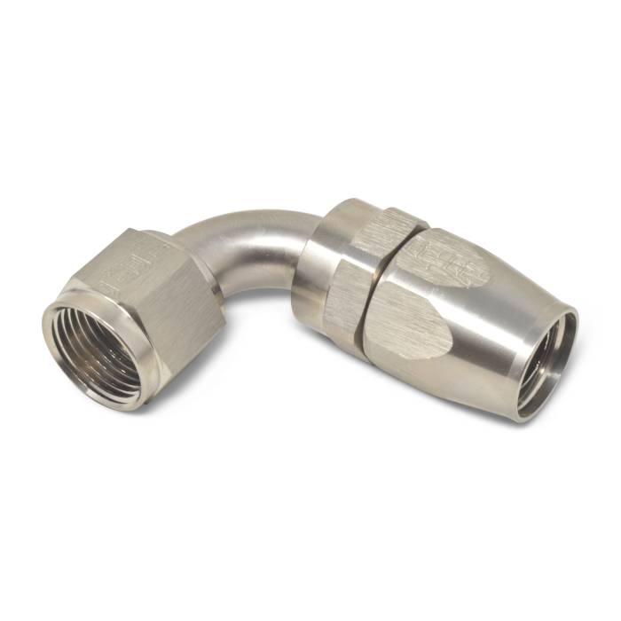 Russell - Russell 8AN ProClassic 90 Degree 1/2" Radius Hose End With Endura Finish 610171