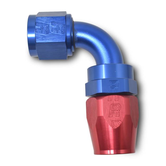 Russell - Russell 16AN ProClassic 90 Degree 1" Radius Hose End With Red/Blue Finish 610200