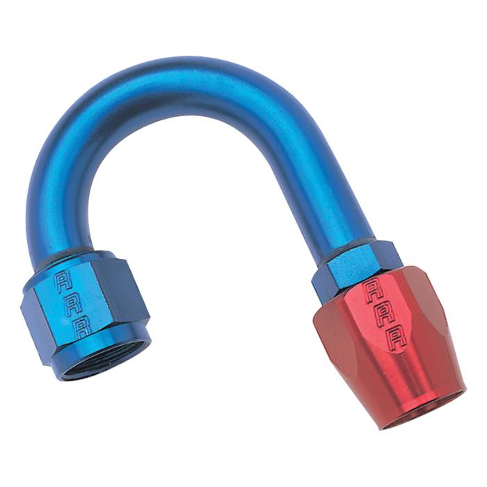 Russell - Russell 10AN ProClassic 180 Degree 1-1/4" Radius Hose End With Red/Blue Finish 610280