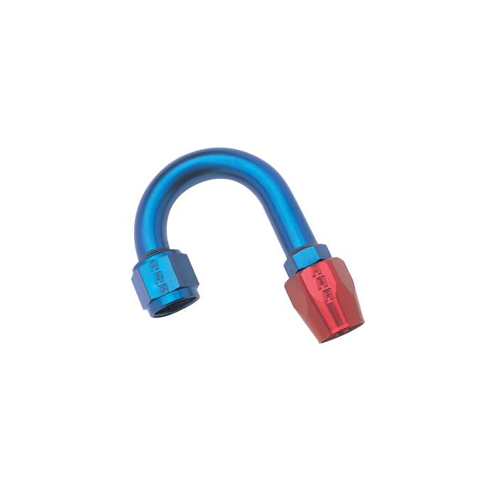 Russell - Russell 6AN ProClassic 180 Degree 1" Radius Hose End With Red/Blue Finish 610260