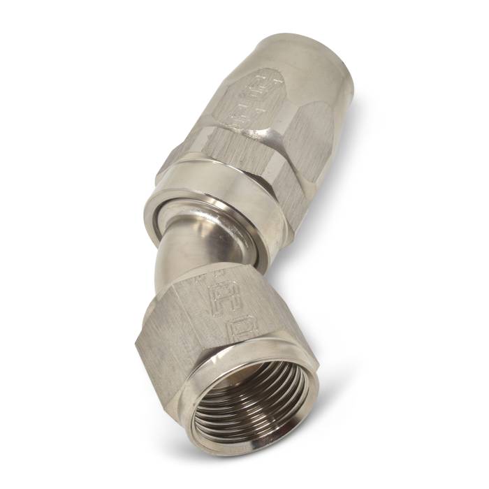 Russell - Russell 10AN ProClassic Swivel 45 Degree Hose End With Endura Finish 610111