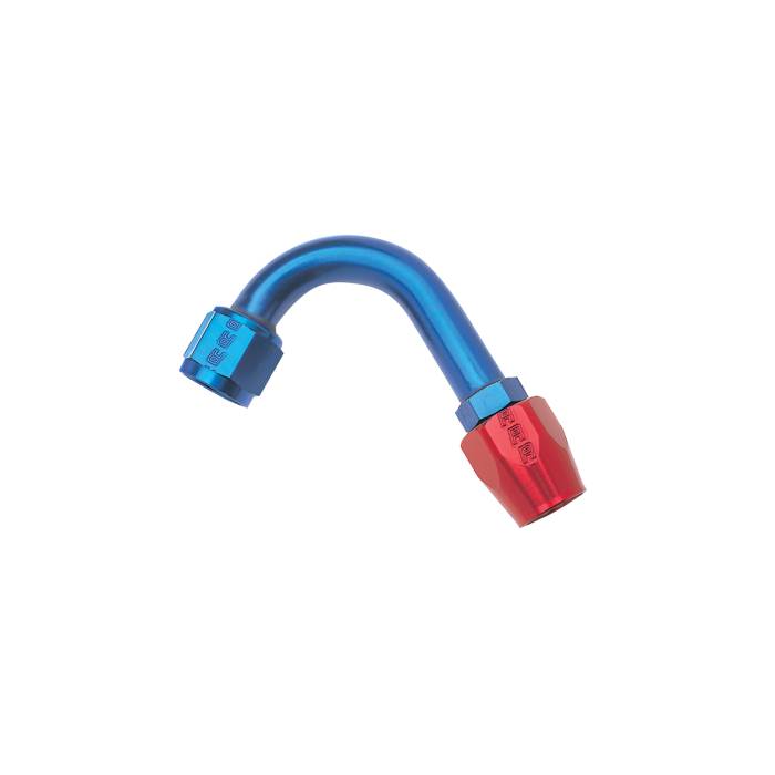 Russell - Russell 6AN ProClassic 120 Degree 1" Radius Hose End With Red/Blue Finish 610220