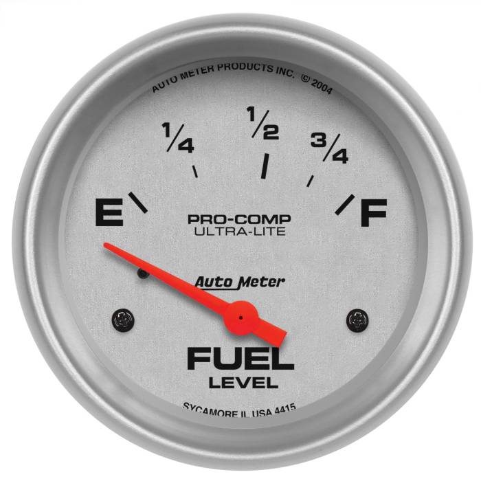 AutoMeter - AutoMeter Ultra-Lite Electric Fuel Level Gauge 4415