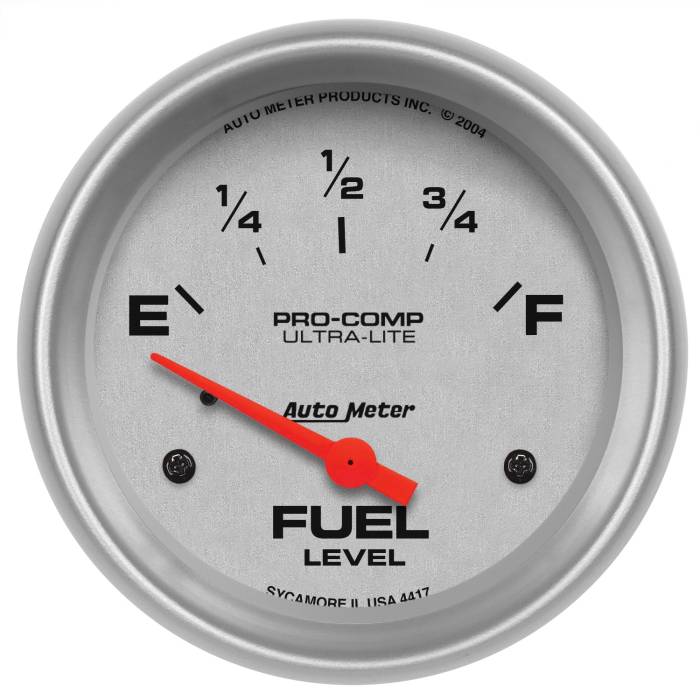 AutoMeter - AutoMeter Ultra-Lite Electric Fuel Level Gauge 4417